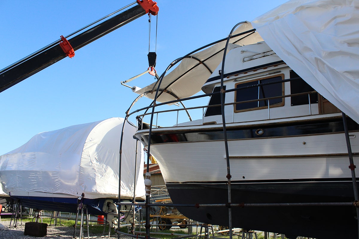 Boat storage Bocca di magra